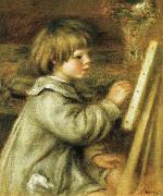 Pierre Renoir Coco Painting France oil painting artist